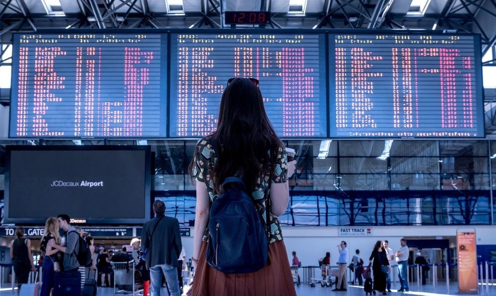 Slika kašnjenja aviona na aerodromu